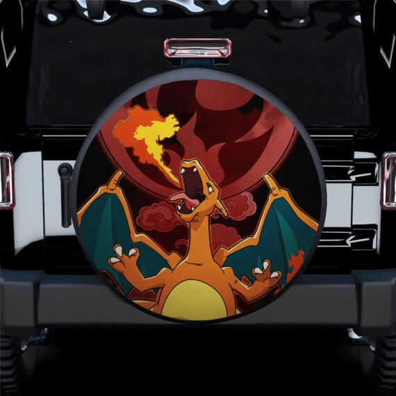 Charizard Pokemon Car Spare Tire Covers Gift For Campers - Jeep Tire Covers