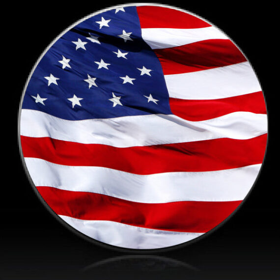 American Flag Spare Tire Cover - Jeep Tire Covers