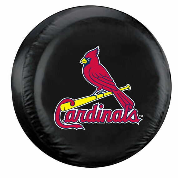 St. Louis Cardinals Black Spare Tire Cover - Jeep Tire Covers