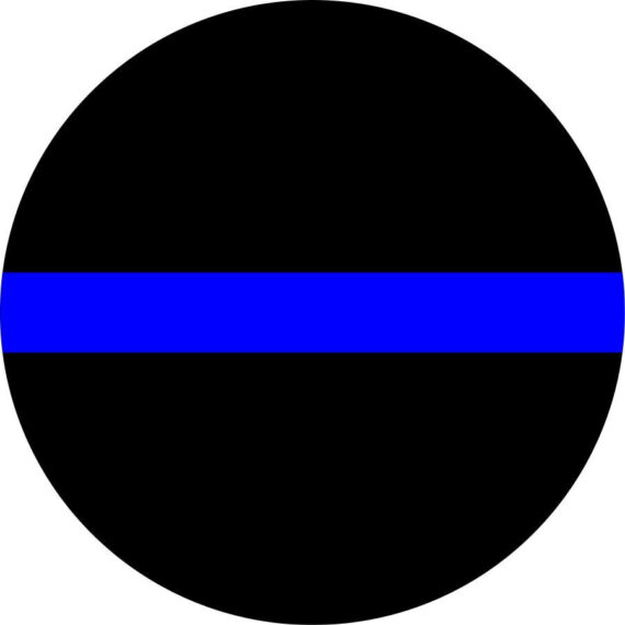 Thin Blue Line Spare Tire Cover