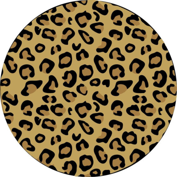 Traditional Colored Leopard Animal Print Spare Tire Cover - Jeep Tire Covers