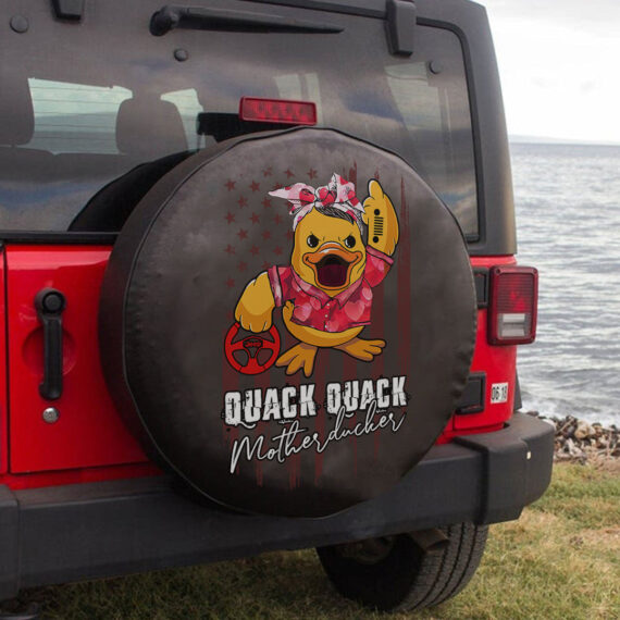 Jeep Quack Quack Mother Ducker Spare Tire Cover LT11