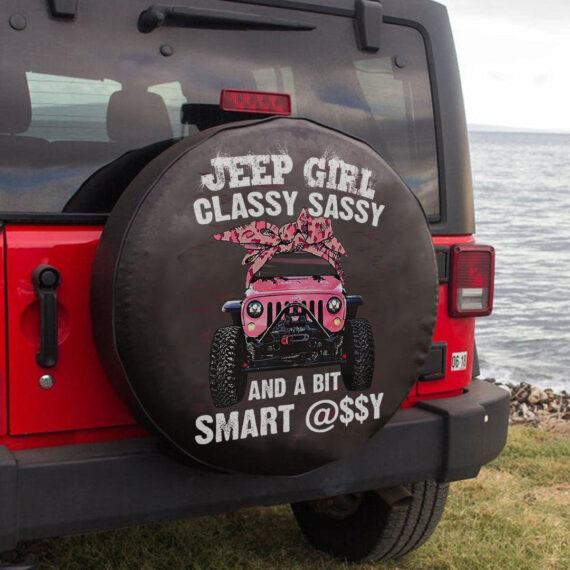 Jeep Girl Classy Sassy And A Bit Smart 02 Spare Tire Cover LT11 ...