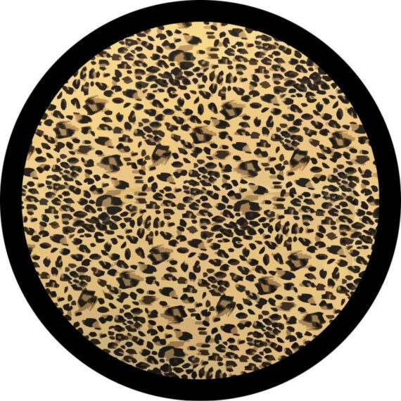 Natural Leopard Animal Print Spare Tire Cover - Jeep Tire Covers