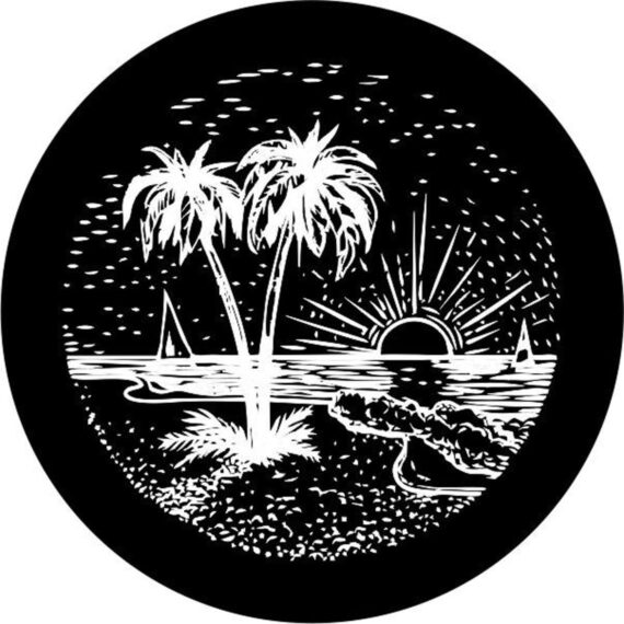 Sunset on the Beach Scene Spare Tire Cover - Jeep Tire Covers