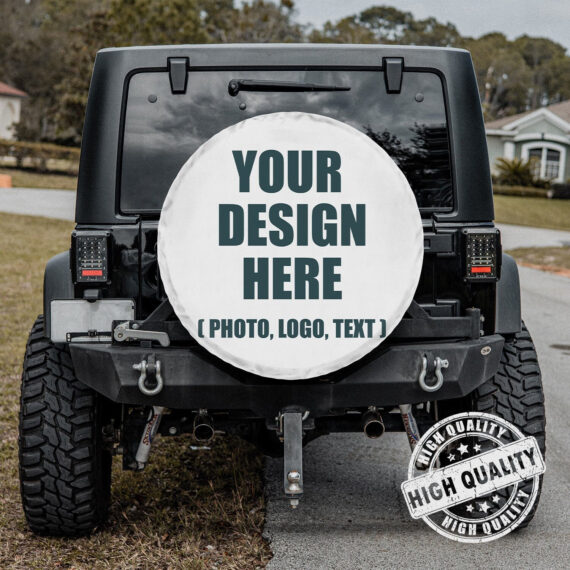 Personalized Tire Cover Custom Your Design Spare Tire Cover Waterproof Dust Proof Fit For Jeep 0809