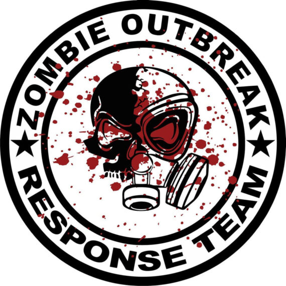 Zombie Outbreak Response Team Skull Gas Mask Spare Tire Cover – Jeep ...