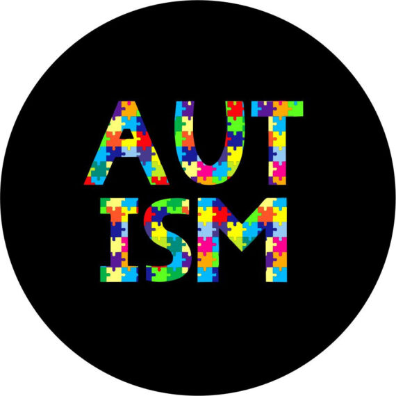 Autism Spare Tire Cover - Jeep Tire Covers