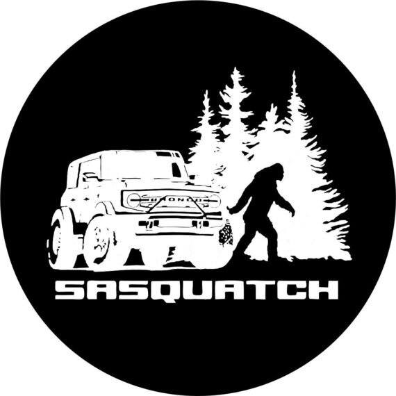 Bigfoot or Sasquatch Bronco Spare Tire Cover - Jeep Tire Covers