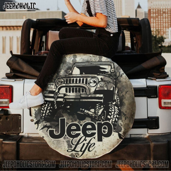 Jeep Life Vintage Spare Tire Cover LT11