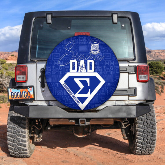 Phi Beta Sigma Fathers' Day Spare Tire Cover Sigma Dad LT7