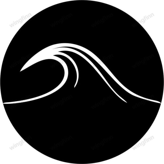 Beach Wave - Simple Design Spare Tire Cover