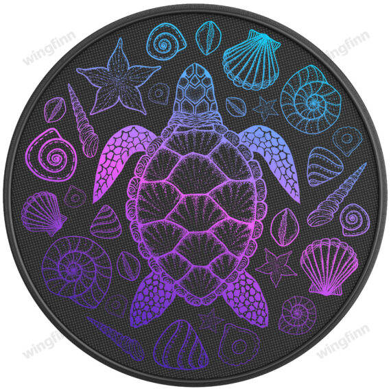 Mermaid Color Sea Turtle Bronco Spare Tire Cover - Jeep Tire Covers