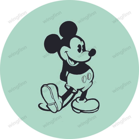 Mickey Mint, Disney, Green, Mickey Mouse Spare Tire Cover - Jeep Tire Covers