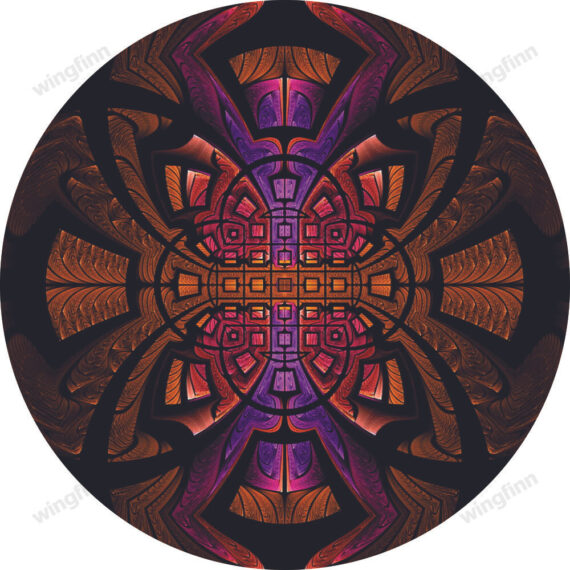 Fractal, Pattern, Symmetry, Tangled, Abstraction Spare Tire Cover - Jeep Tire Covers