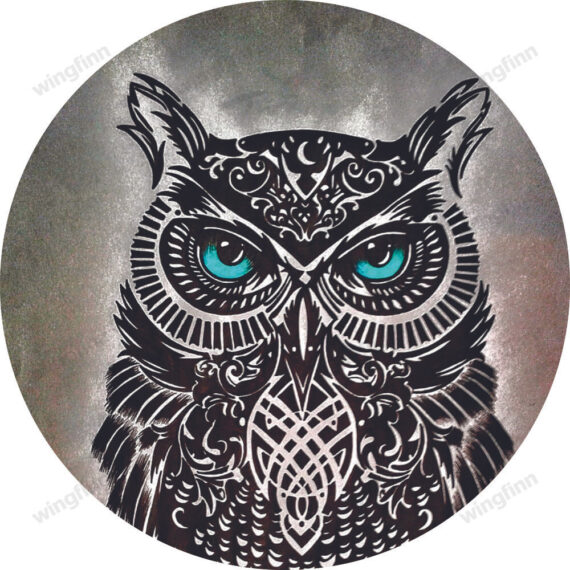 Baykus, Cizim, Desen, Mandala, Owl, Owls, Skull, Skulls, Tasarim, Tattoo, Tribal Spare Tire Cover - Jeep Tire Covers