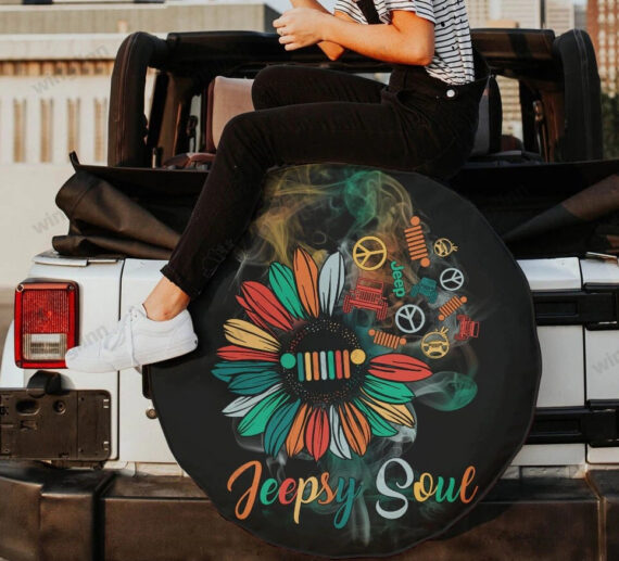 Jeepsy Soul Hippie Spare Tire Cover