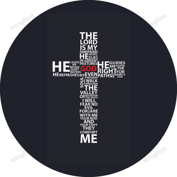 Christ In A Cross, Crosses, Jesus, Quote, Quotes, Sayings Tire Cover Spare Tire Cover - Jeep Tire Covers