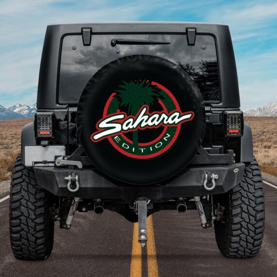 Retro Sahara Edition Tire Cover Tan Theme Spare Tire Cover - Jeep Tire Covers