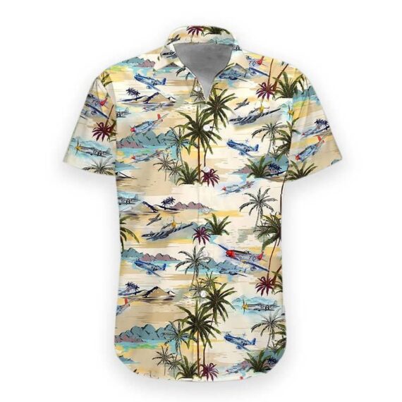 3D Aircraft Hawaii Shirt