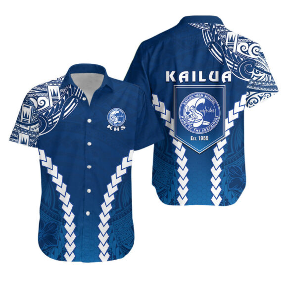 Kailua High School Hawaiian Shirt Home of the Surfriders