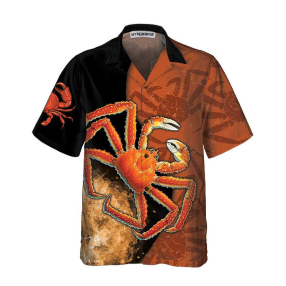 King Crab Hawaiian Shirt, Cool Crab Shirt For Men, King Crab Gift