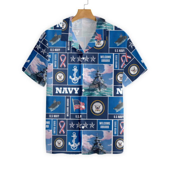 Veteran Soldier US Navy Welcome To Aboard Hawaiian Shirt – Daymira ...