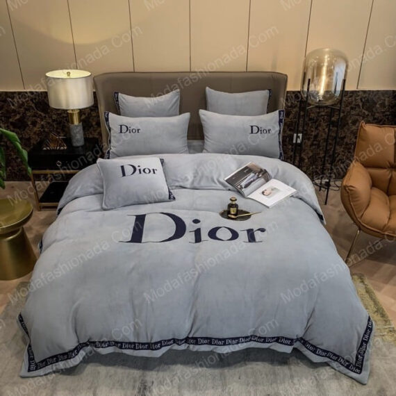 Christian Dior Logo Brands Bed Sheets Spread Comforter Duvet Cover