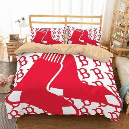 3d Boston Red Sox Bedding Set Duvet Cover