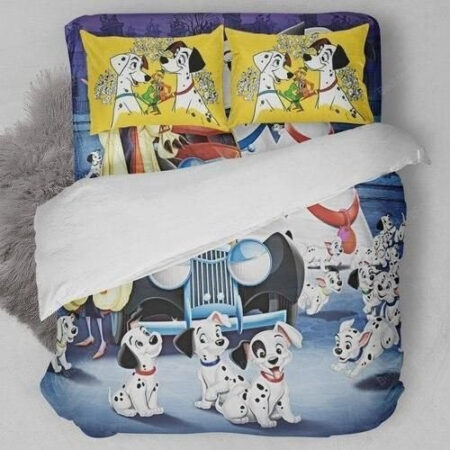 101 Dalmatians Bedding Set Duvet Cover & Pillow Cases