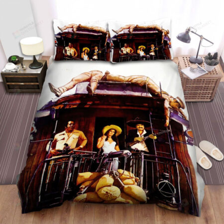 100 Rifles 1969 Theater Movie Poster Bed Sheets Spread Comforter Duvet Cover Bedding Sets