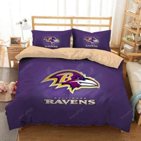 3d Baltimore Ravens Bedding Set Duvet Cover