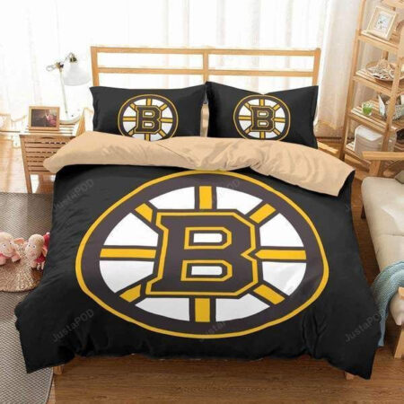 3d Boston Bruins Bedding Set Duvet Cover