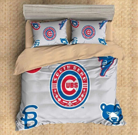 3d Chicago Cubs Duvet Cover Bedding Set 2