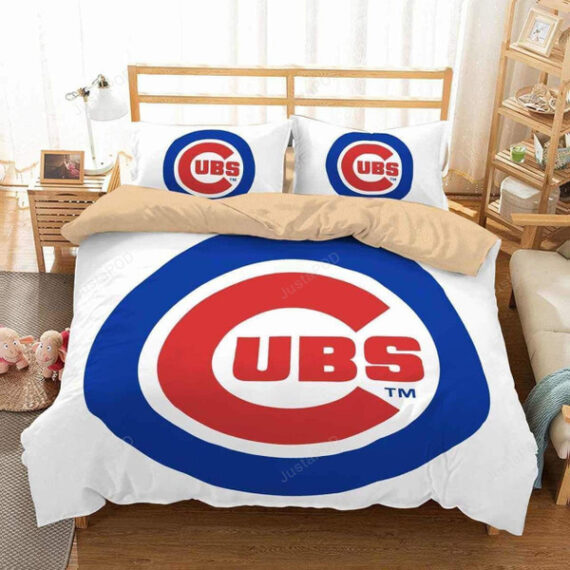 3d Chicago Cubs Bedding Set Duvet Cover & Pillowcases