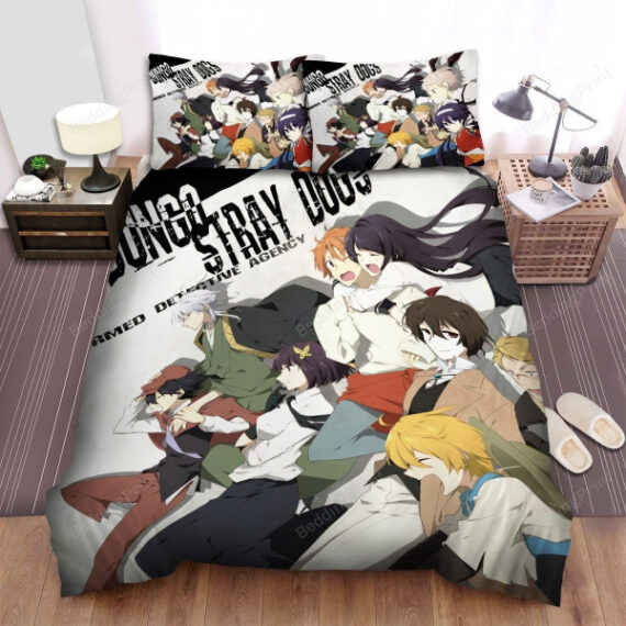 Bungou Stray Dogs Anime Manga Bungo Sutorei Doggusu Bed Sheets Duvet Cover Bedding Sets