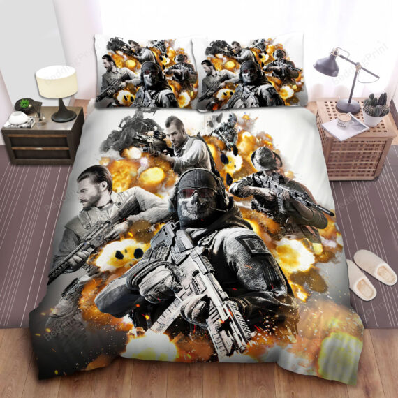 Call Of Duty, Hd Wallpaper Of Cod Mobile Bed Sheets Duvet Cover Bedding Sets