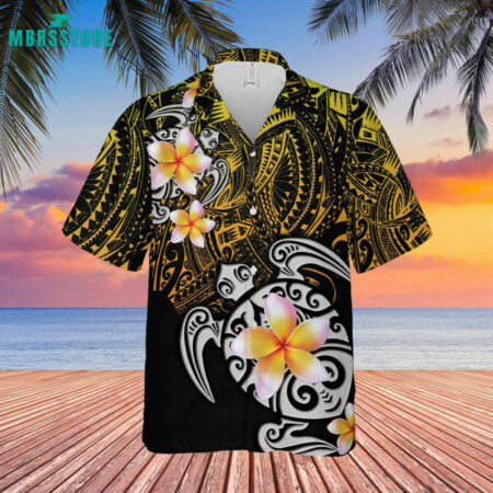 3D Amazing Polynesian Golden Maori Tattoo Unisex Hawaiian Shirt, Hawaiian Style, Summer Button Up Casual Style Classic Fit Aloha Shirt