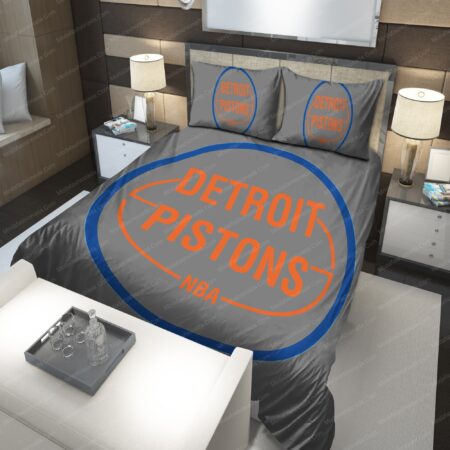 1975-1979 Detroit Pistons Nba 220 Logo Type 1028 Bedding Sets Sheets Comforter Duvet Sporty Bedroom