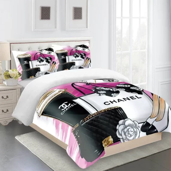 Coco Chanel Comforter Designer Bedding Sets Bedroom Ideas Blankets Bed Linen Duvet Sheets Covers