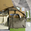 Gucci Gucci X Balenciaga The Hacker Project Medium Neo Classic Bag Beige/Ebony 38X14X24Cm