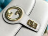 Gucci Gucci Blondie Top-Handle Bag White Leather 23X15X11Cm