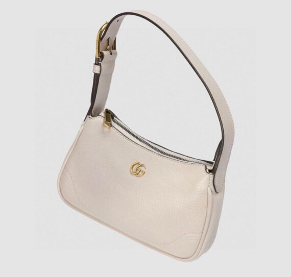 Gucci Gucci Aphrodite Shoulder Bag With Double G White Soft Leather 21X12X4Cm