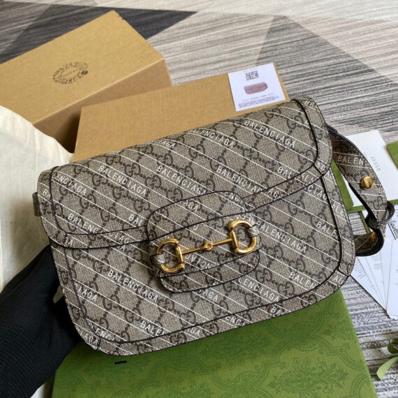 Gucci Guci The Hacker Project Mini Gucci Horsebit 1955 Beige 25X18X8Cm