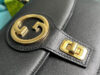 Gucci Gucci Blondie Top-Handle Bag Black Leather 23X15X11Cm