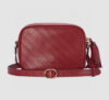 Gucci Gucci Blondie Small Shoulder Bag - Red Leather 21X15.5X5Cm