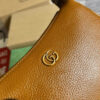 Gucci Gucci Aphrodite Shoulder Bag With Double G Golden Brown Soft Leather 21X12X4Cm