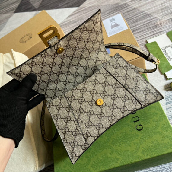 Gucci Gucci X Balenciaga The Hacker Project Small Hourglass Bag 22.5X14.5X10Cm