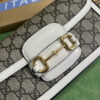 Gucci Gucci Horsebit 1955 Mini Gg Supreme Canvas 24X13X5Cm White