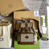 Gucci Backpack Gucci Backpack With Interlocking G In Gg Supreme 26.5X30X13Cm